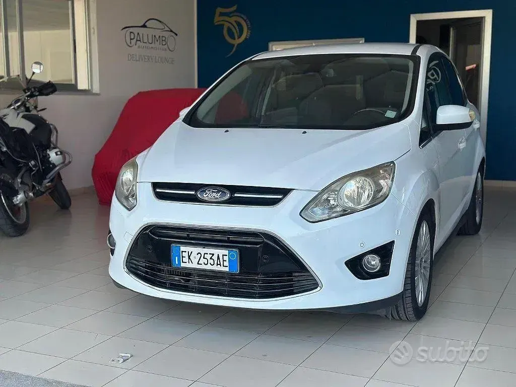 Usata Ford C-MAX Titanium 116 CV (85 kW) 2011 Bianco Monovolume