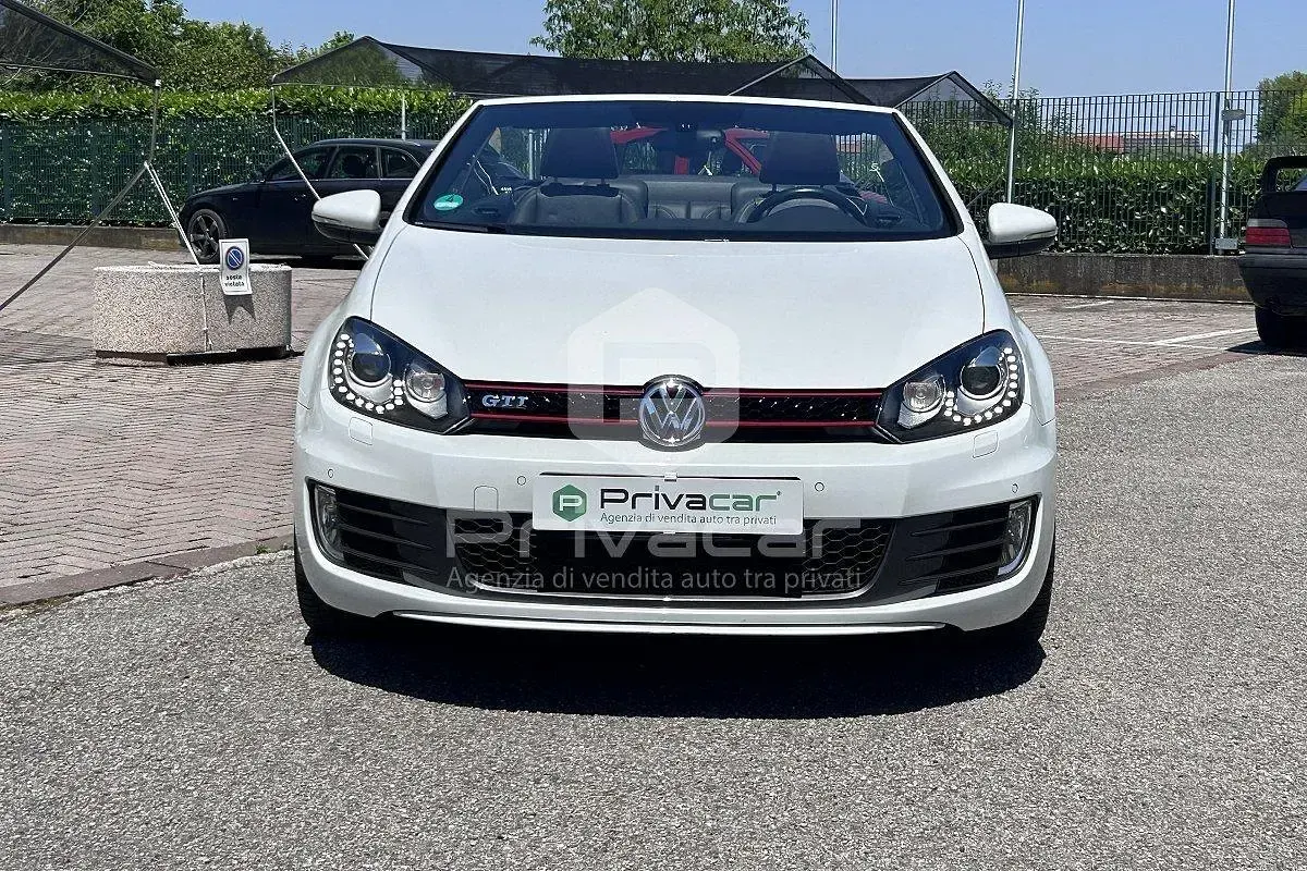 Usata VW Golf Cabriolet GTI 211 CV (155 kW) 2013 Bianco Cabrio