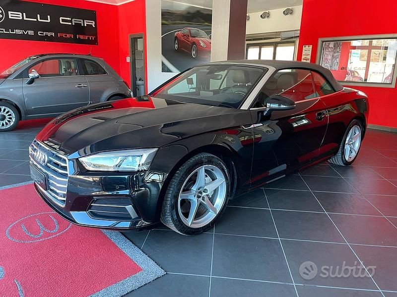 Usata Audi A5 Cabriolet Sport 190 CV (139 kW) 2017 Nero Cabrio