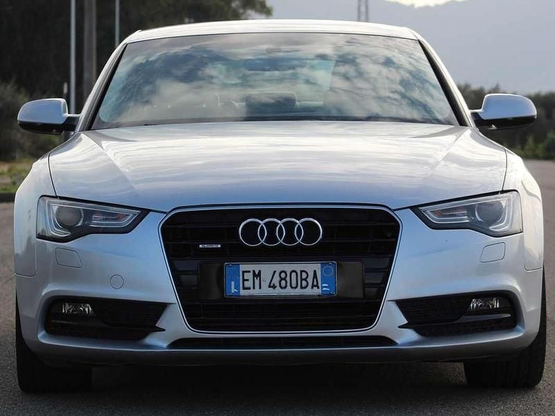 Usata Audi A5 245 CV (180 kW) 2012 Argento Coupé