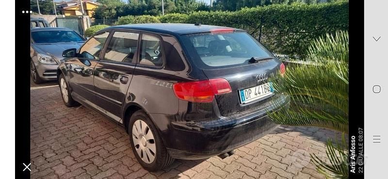 Usata Audi A3 150 CV (110 kW) 2008 Nero