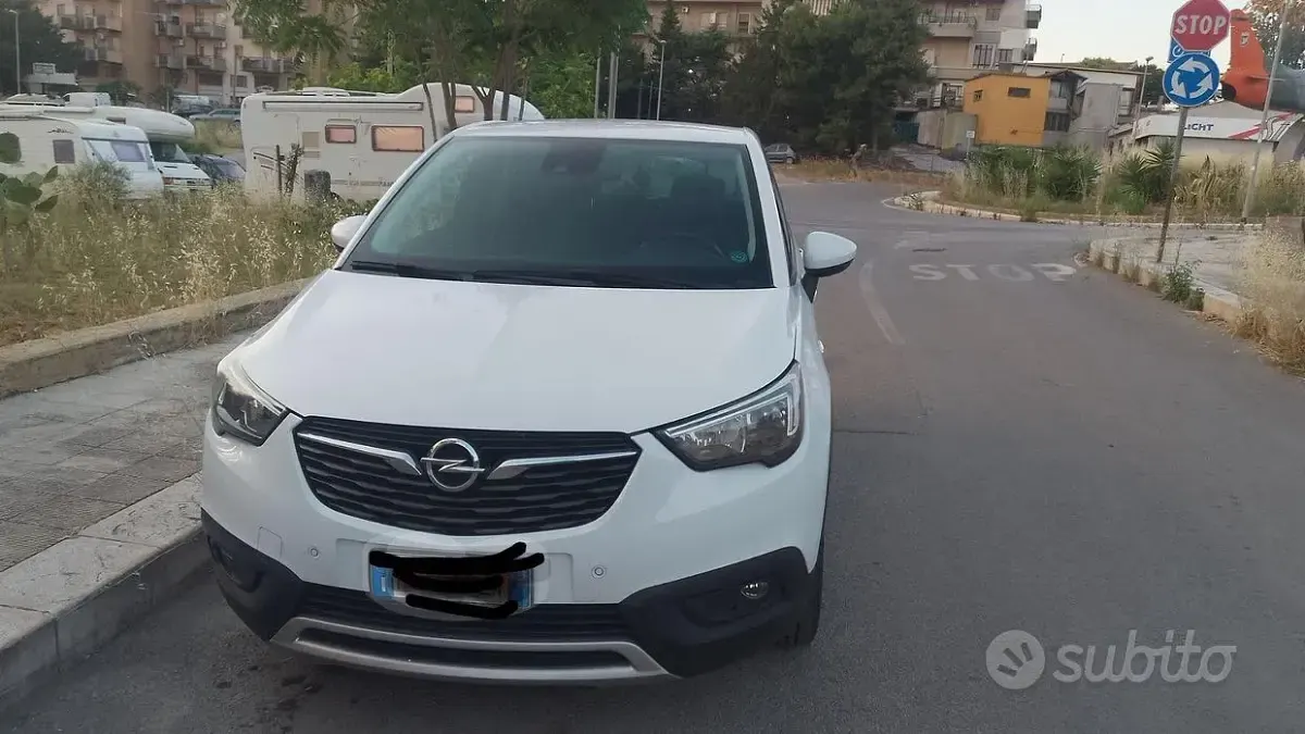 Usata Opel Crossland 102 CV (75 kW) 2018 Bianco SUV