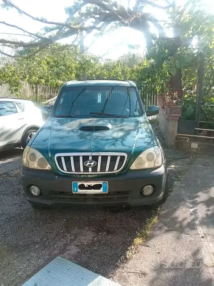 Usata Hyundai Terracan 150 CV (110 kW) 2003 Verde SUV