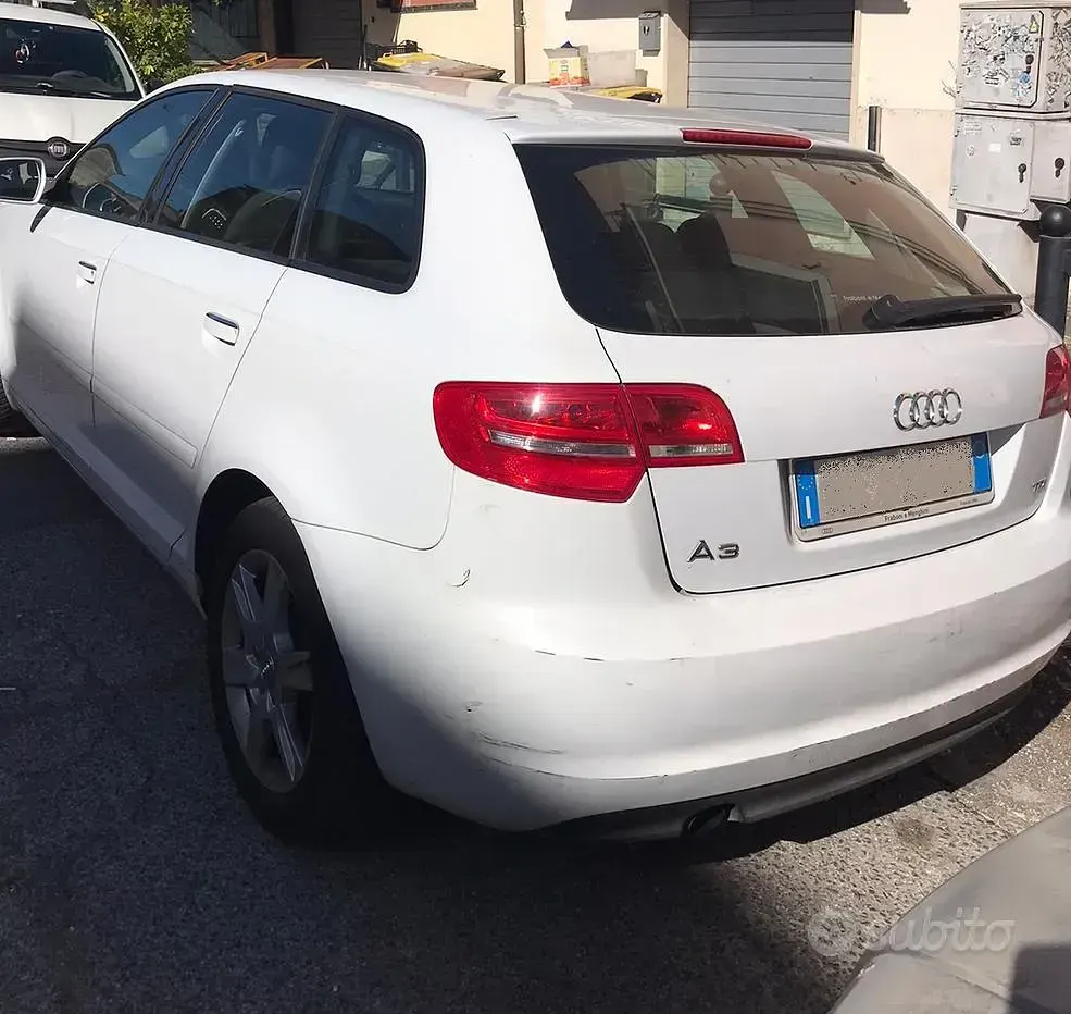 Usata Audi A3 90 CV (66 kW) 2011 Bianco Utilitaria