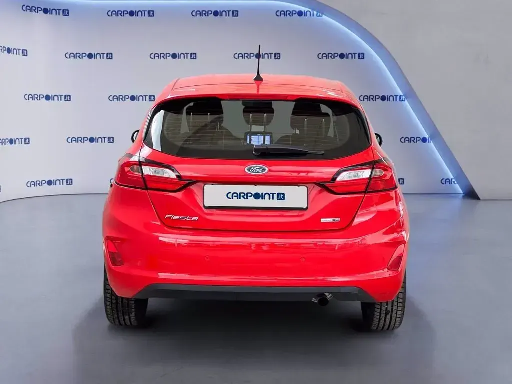 Usata Ford Fiesta Titanium 125 CV (91 kW) 2022 Rosso Utilitaria