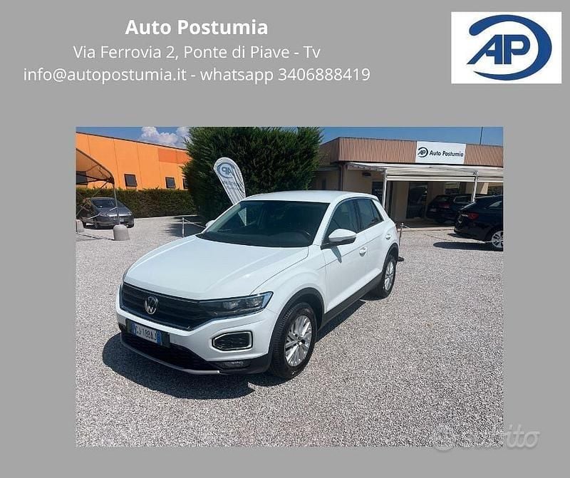 Bianco Usata 2022 VW T-Roc Business SUV | 19.900 € (Super prezzo) - Immagine 1/4