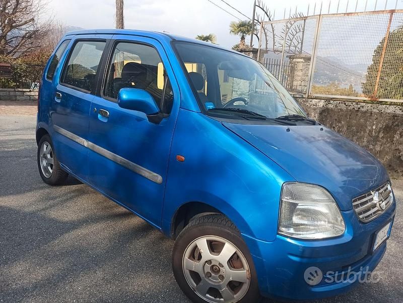 Usata Opel Agila Comfort 58 CV (42 kW) 2003 Blu/azzurro Monovolume