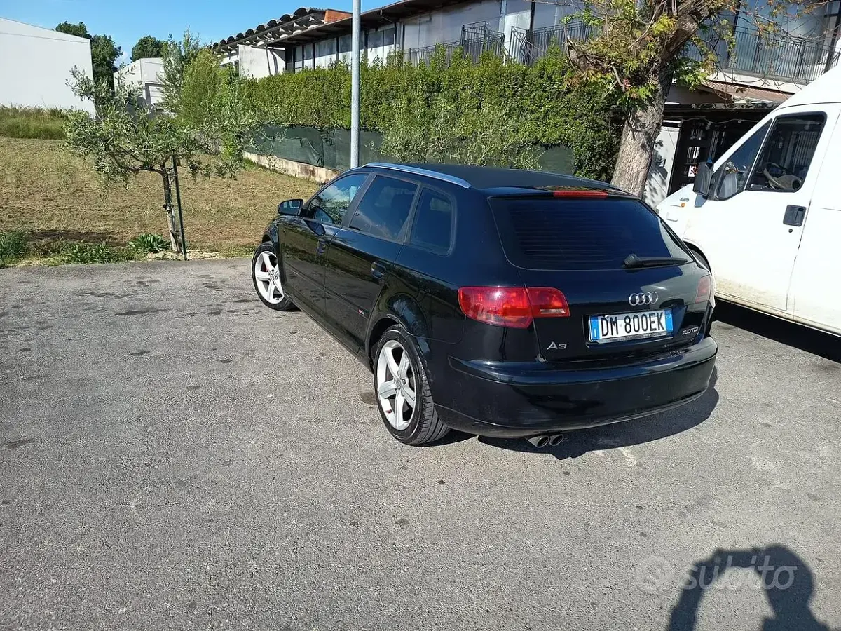 Usata Audi A3 170 CV (125 kW) 2007 Nero Utilitaria