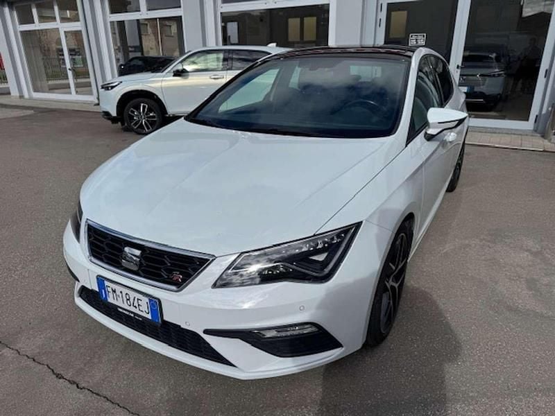 Usata Seat Leon FR 150 CV (110 kW) 2018 Bianco Berlina