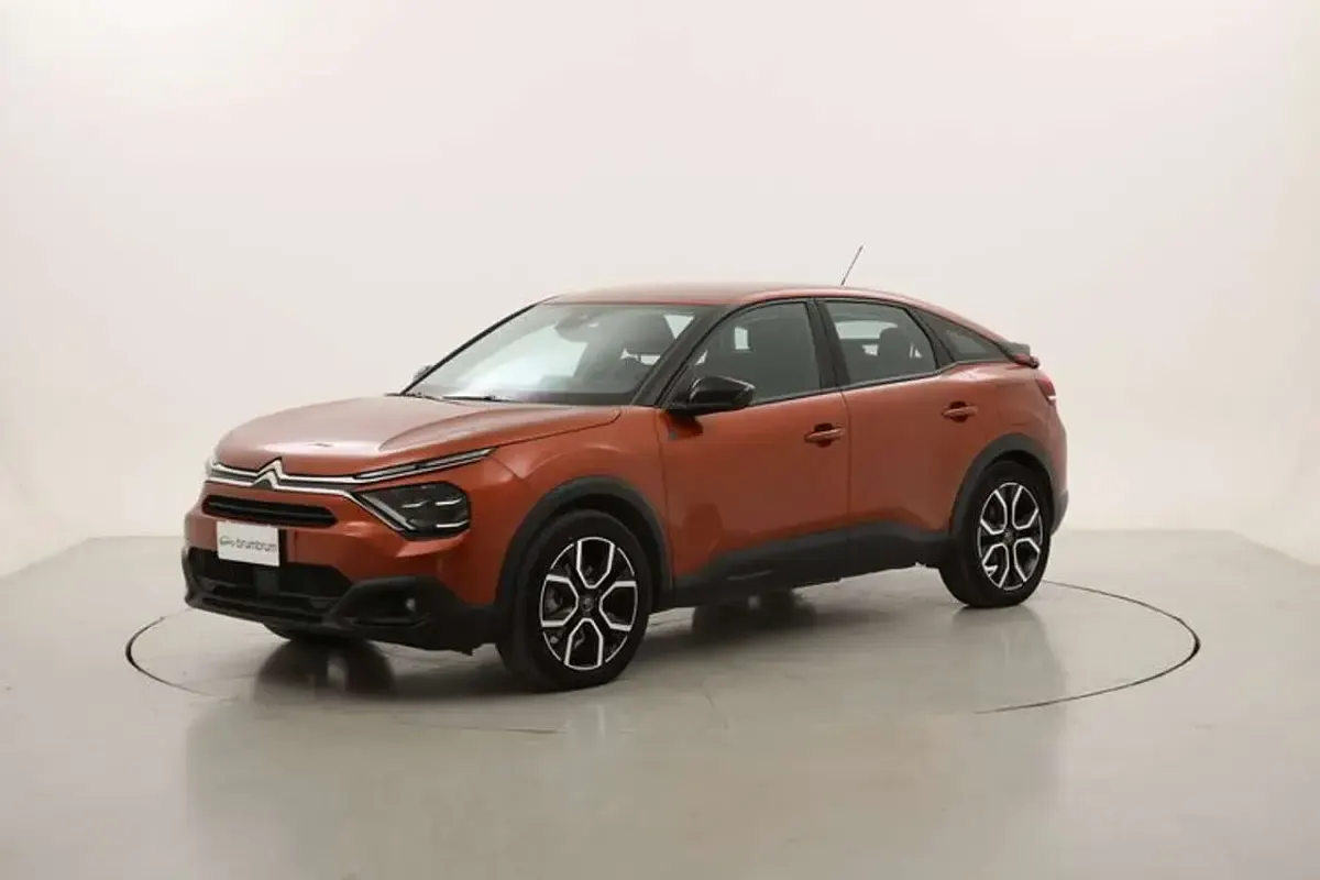 Usata Citroën e-C4 Feel 56 kW (77 CV) 2021 Arancione Berlina