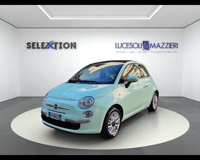 Usata Fiat 500C Lounge 69 CV (50 kW) 2014 Verde Cabrio