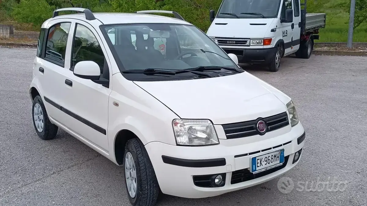 Usata Fiat Panda 75 CV (55 kW) 2011 Bianco Utilitaria