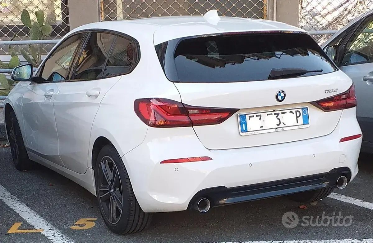 Usata BMW 118 150 CV (110 kW) 2020 Bianco Berlina