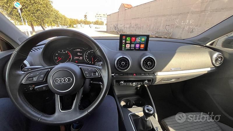 Usata Audi A3 116 CV (85 kW) 2019 Nero Berlina