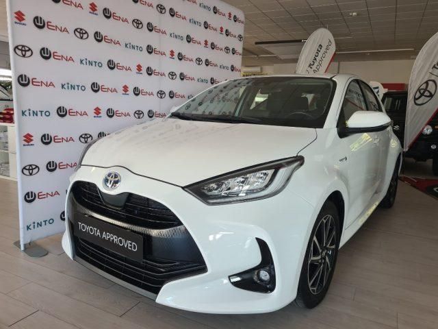 Bianco Usata 2021 Toyota Yaris Hybrid Trend Tre volumi | 22.000 € (Molto cara) - Immagine 1/3