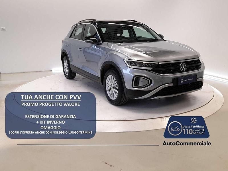 Argento Usata 2024 VW T-Roc Life SUV | 25.850 € (Buon prezzo) - Immagine 1/4
