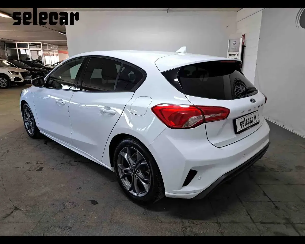 Usata Ford Focus ST-Line 125 CV (91 kW) 2019 Bianco Berlina