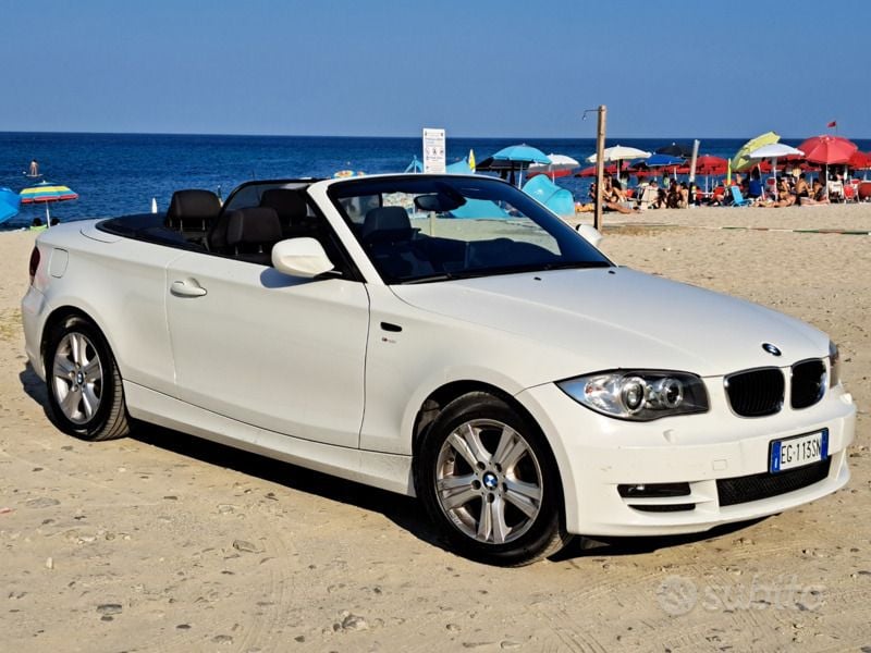 Usata BMW 118 Cabriolet 143 CV (105 kW) 2011 Bianco Cabrio