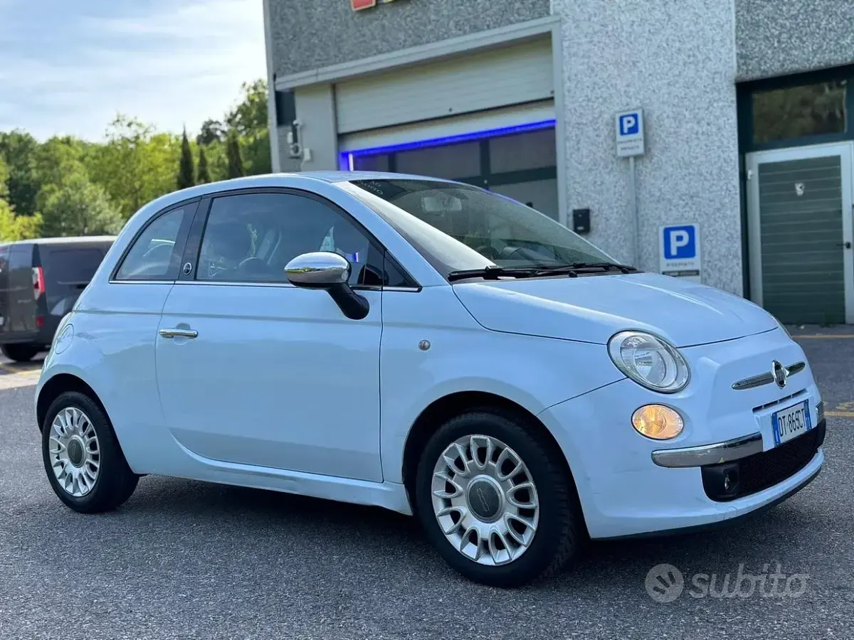 Usata Fiat 500 Pop 69 CV (50 kW) 2008 Blu Berlina