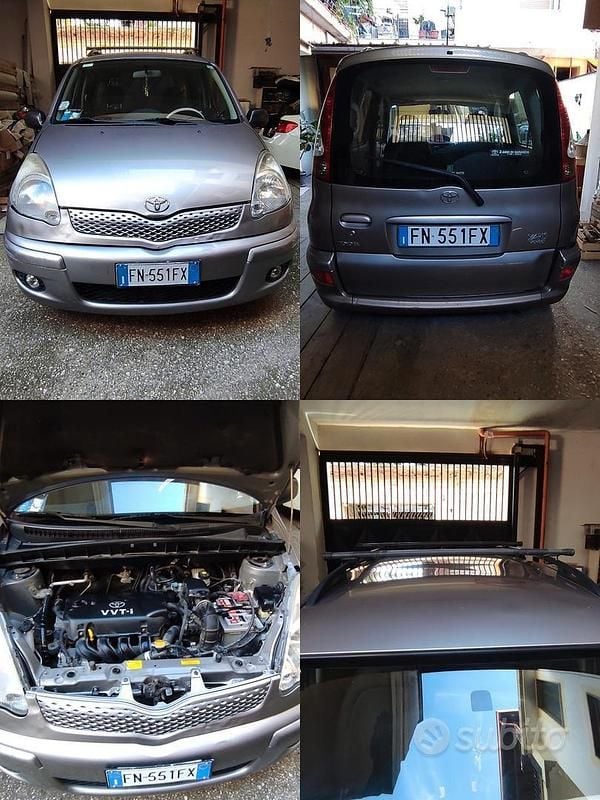 Usata Toyota Yaris Verso 2004 Grigio Monovolume