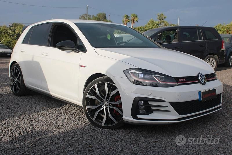 Usata VW Golf GTI 245 CV (180 kW) 2018 Bianco Berlina