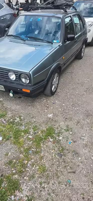 Usata VW Golf II GTD 53 CV (38 kW) 1986 Verde Utilitaria