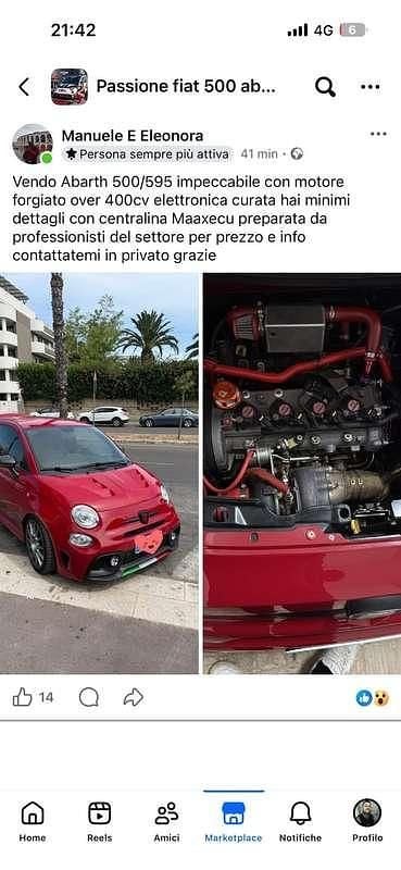 Usata Abarth 595 Competizione 400 CV (294 kW) 2018