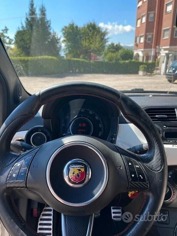 Begagnad Fiat 500C Abarth 134 HK (98 kW) 2008 Vit Cab