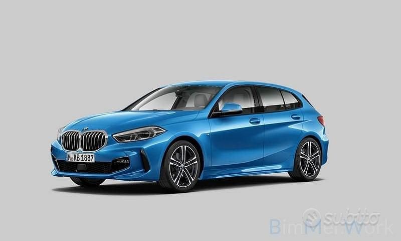 Blu Usata 2021 BMW 118 M Sport Utilitaria | 26.400 € (Cara) - Immagine 1/3