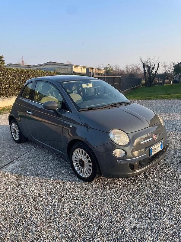 Usata Fiat 500 Lounge 69 CV (50 kW) 2013 Grigio Utilitaria