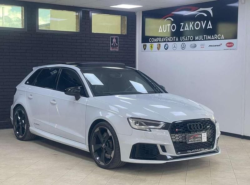 Usata Audi RS3 Ambiente 400 CV (294 kW) 2020 Bianco Berlina