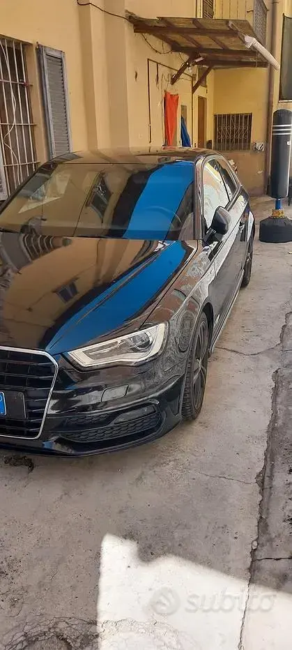 Usata Audi A3 S-Line 150 CV (110 kW) 2013 Nero Coupé