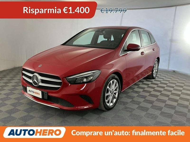 Usata Mercedes B180 116 CV (85 kW) 2019 Rosso Monovolume