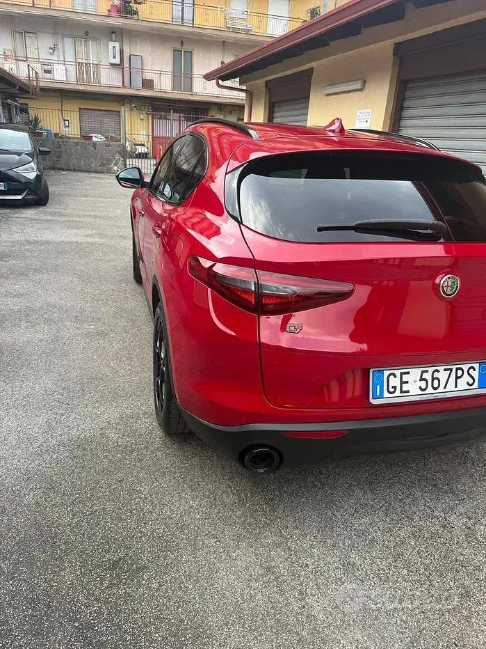 Usata Alfa Romeo Stelvio 190 CV (139 kW) 2021 Rosso SUV