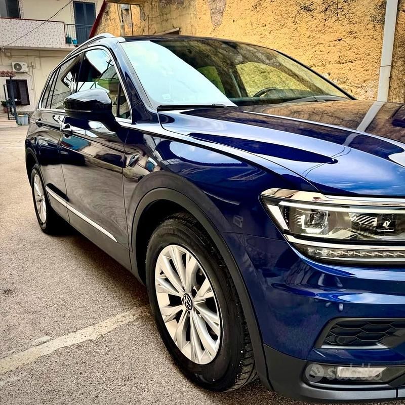 Usata VW Tiguan Comfortline 116 CV (85 kW) 2019 Blu SUV