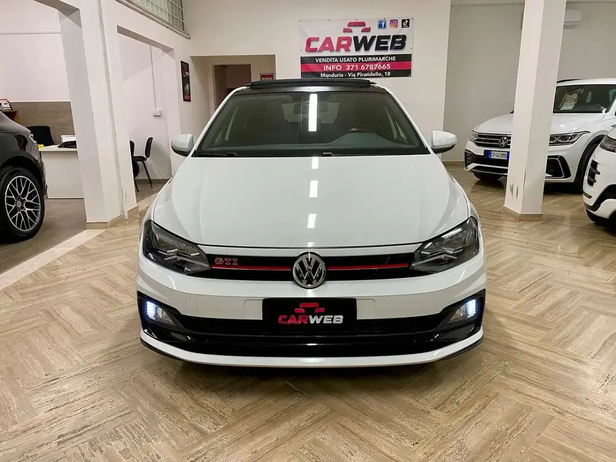 Usata VW Polo GTI 200 CV (147 kW) 2020 Bianco Utilitaria