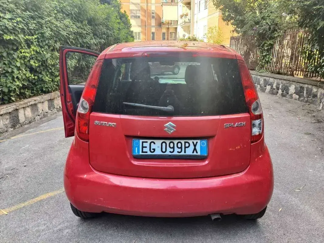 Usata Suzuki Splash GLS 86 CV (63 kW) 2011 Rosso Utilitaria