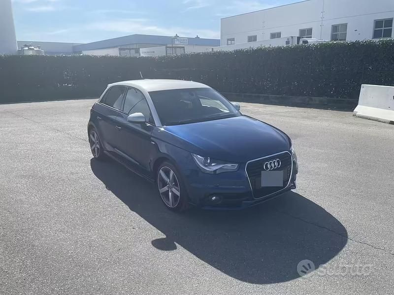 Usata Audi A1 S-Line 90 CV (66 kW) 2013 Blu Utilitaria