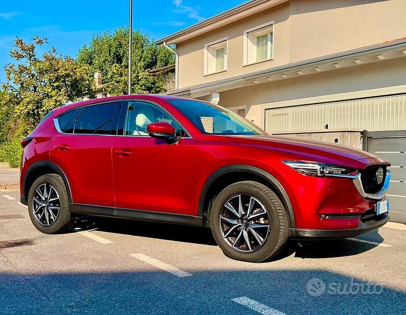 Usata Mazda CX-5 175 CV (128 kW) 2017 Rosso SUV