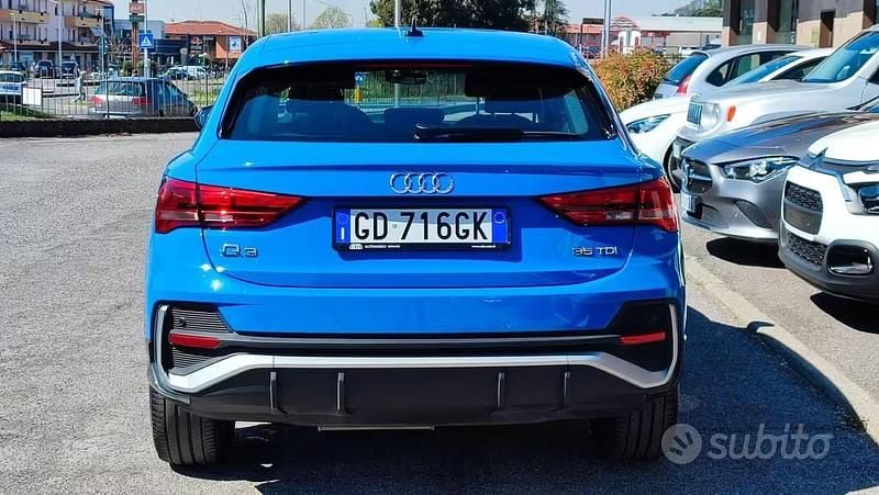 Usata Audi Q3 Sportback S-Line 150 CV (110 kW) 2020 Azzurro SUV