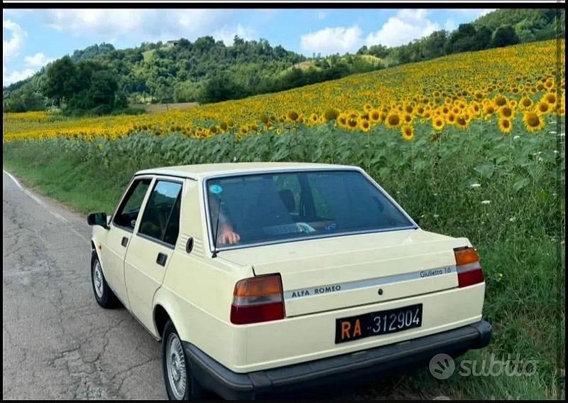 Usata Alfa Romeo Giulietta 1980 Giallo Berlina
