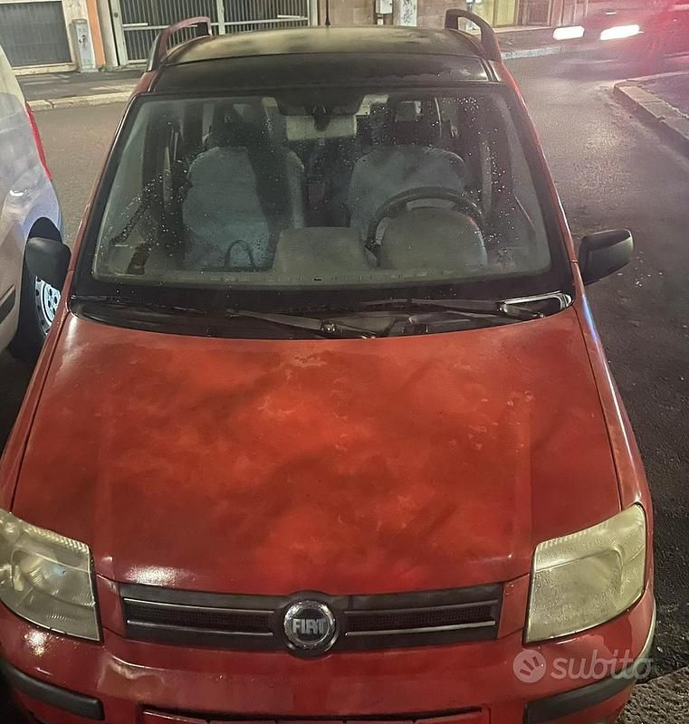 Usata Fiat Panda 2004 Rosso Utilitaria