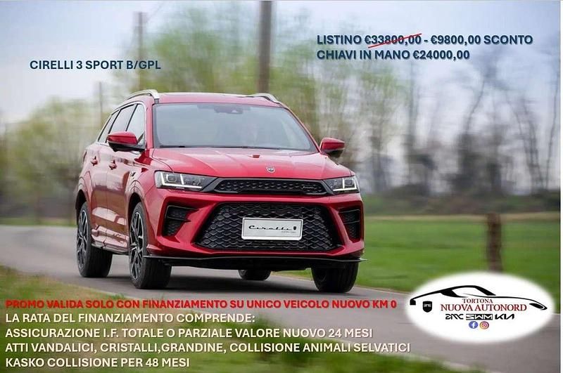 Usata Cirelli 3 133 CV (97 kW) 2024 Rosso SUV
