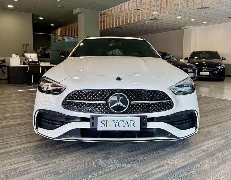 Usata Mercedes C220 AMG Line Premium 200 CV (147 kW) 2024 Bianco Station wagon