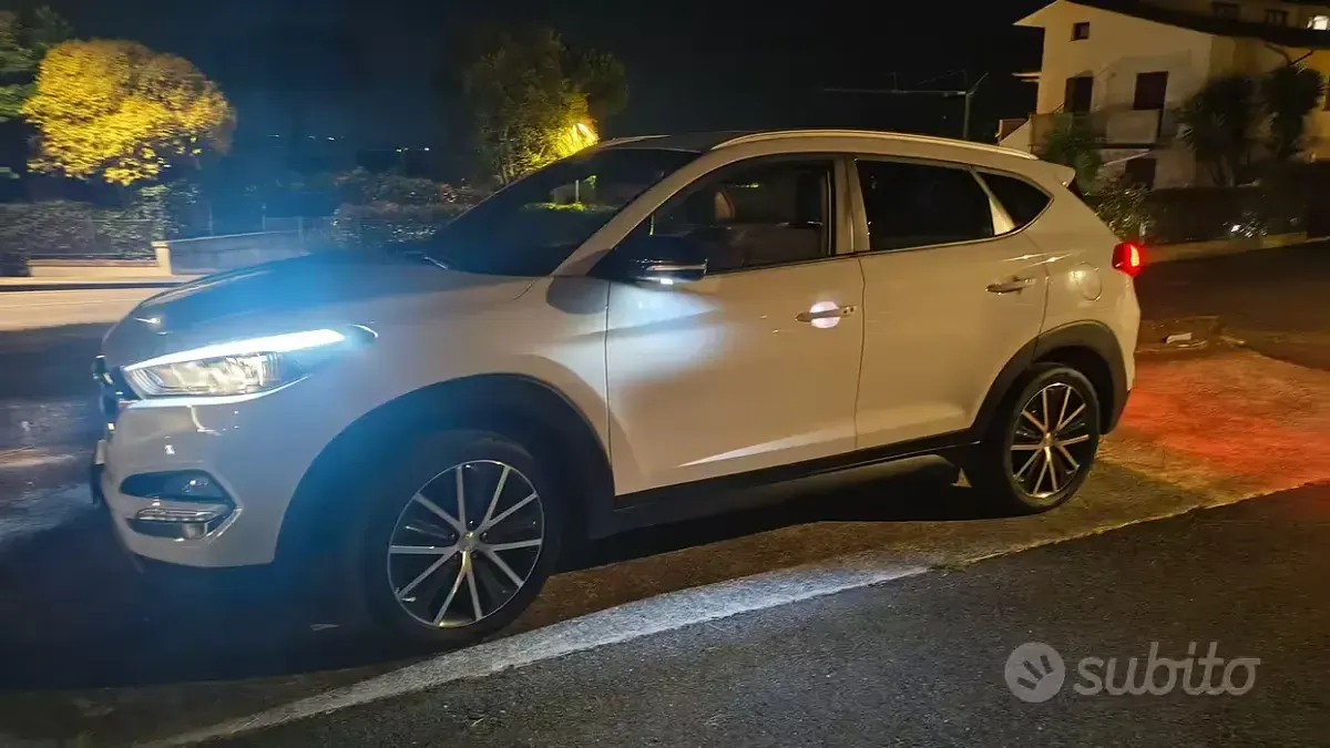 Usata Hyundai Tucson GO! 141 CV (103 kW) 2018 Bianco SUV