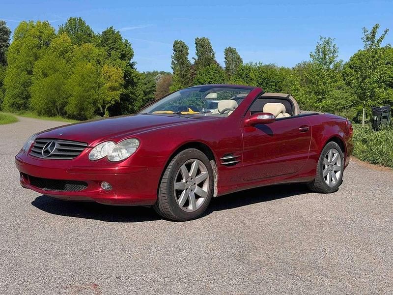 Käytetty Mercedes SL350 245 HP (180 kW) 2004 Punainen Avoauto