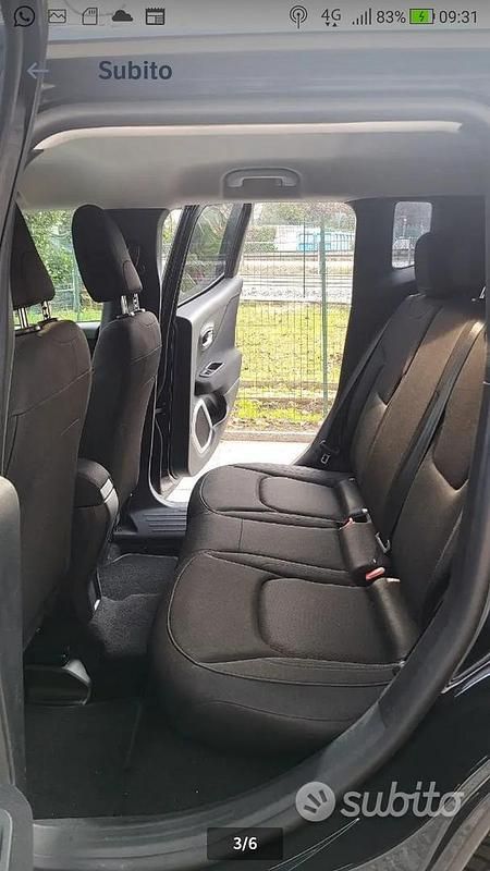 Usata Jeep Renegade 120 CV (88 kW) 2019 Nero SUV