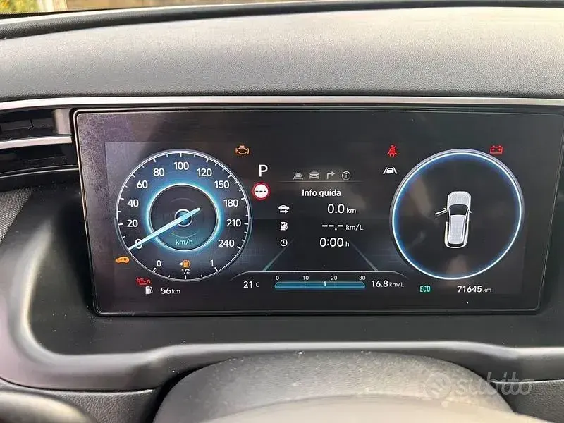 Usata Hyundai Tucson 230 CV (169 kW) 2022 Blu SUV