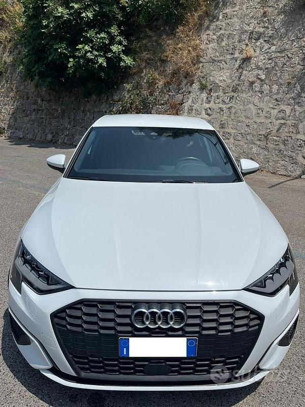 Usata Audi A3 Advanced 116 CV (85 kW) 2022 Bianco Berlina
