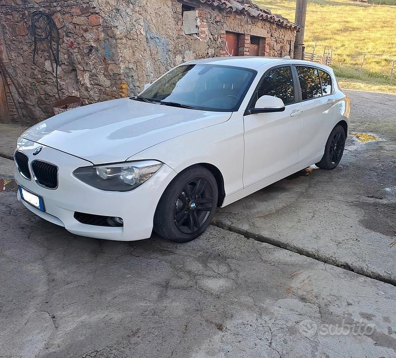 Usata BMW 116 Efficient Dynamics 2014 Bianco Utilitaria